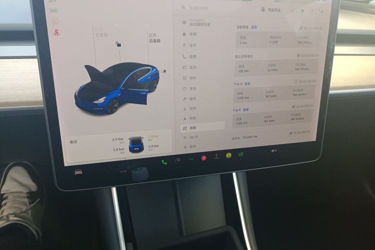 特斯拉 Model 3(进口) 2019款 标准续航后驱升级版(52度)中控内饰16