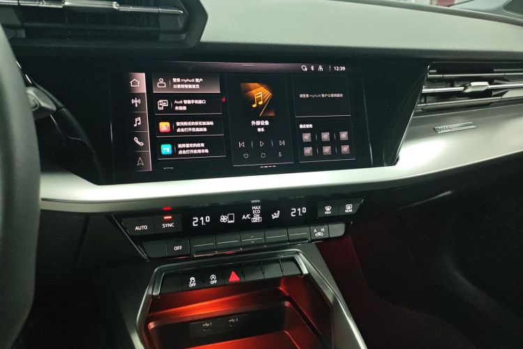 奥迪A3 2021款 Sportback 35 TFSI 进取运动型中控内饰16