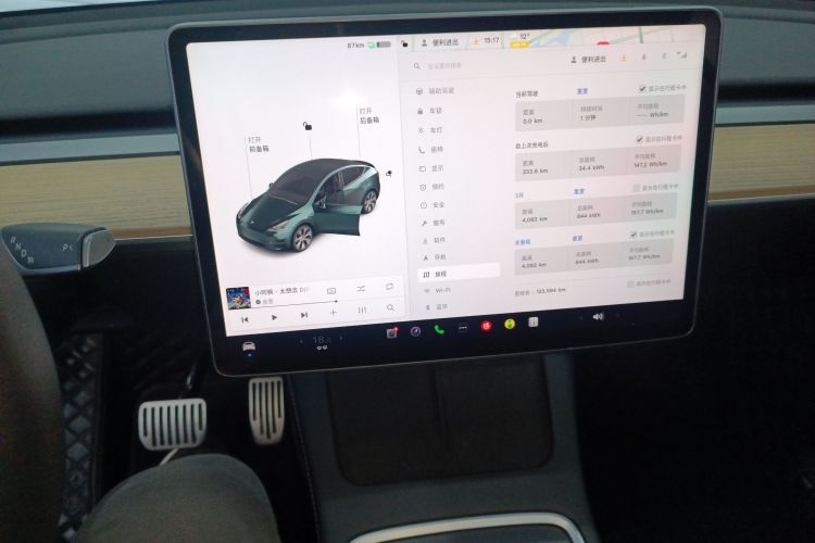 特斯拉 Model Y 2021款 标准续航后驱版中控内饰16
