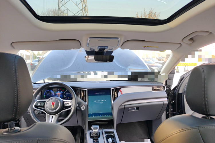 红旗HS7 PHEV 2024款 2.0T PHEV 四驱旗畅版 6座中控内饰22