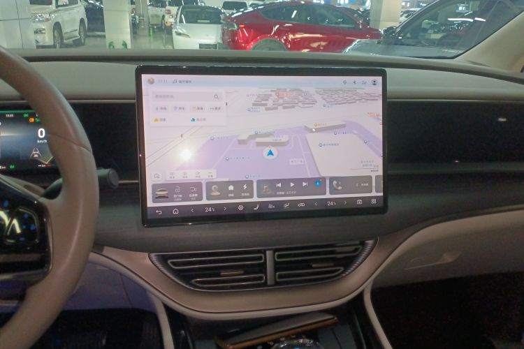 腾势D9 2022款 DM-i 970 四驱旗舰型中控内饰16