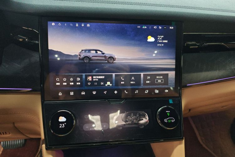 领克09 EM-P 2021款 2.0T PHEV Halo 六座中控内饰16