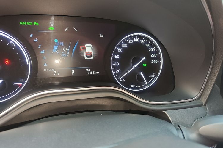 丰田 亚洲龙 2019款 双擎 2.5L XLE尊贵版 国VI中控内饰15