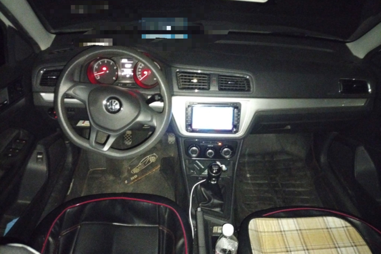 大众 朗逸 2015款 1.6L 手动风尚版中控内饰12