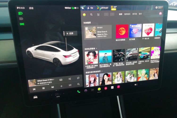 特斯拉 Model 3(进口) 2019款 长续航全轮驱动版中控内饰16