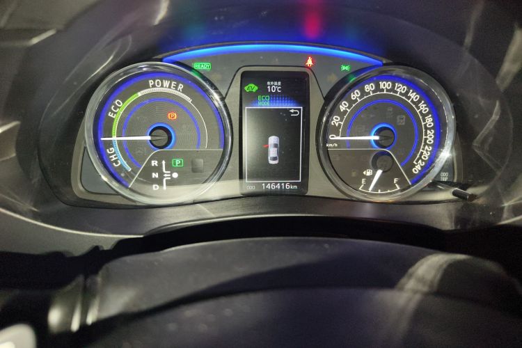 丰田 卡罗拉 2016款 双擎 1.8L E-CVT精英版中控内饰15