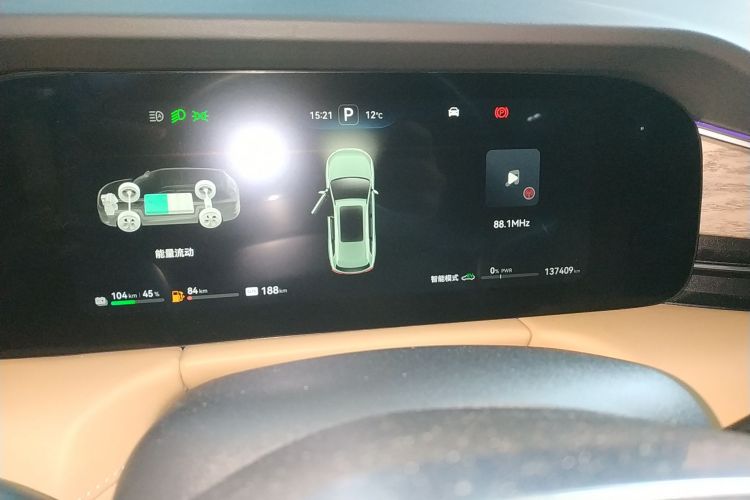 鸿蒙智行 问界M7 2022款 1.5T 后驱舒适版中控内饰14