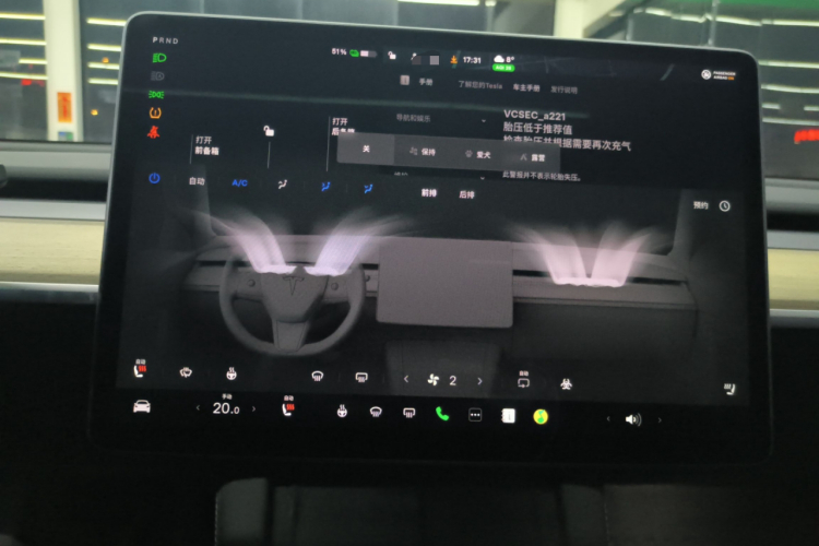 特斯拉 Model Y 2022款 改款 长续航全轮驱动版中控内饰16