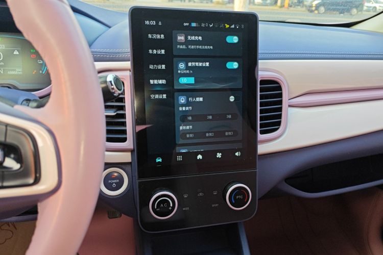 奇瑞 小蚂蚁 2022款 魅 301km 罗曼司 磷酸铁锂中控内饰16