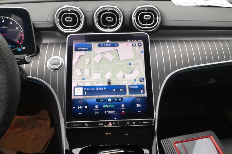 奔驰C级 2022款 改款 C 260 L 运动版中控内饰16