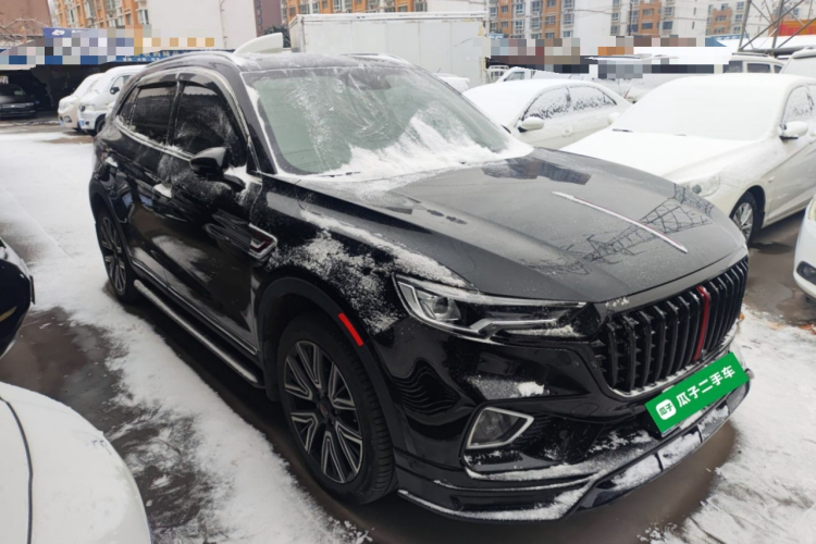 红旗HS5 2022款 2.0T 智联旗享四驱版车身外观3