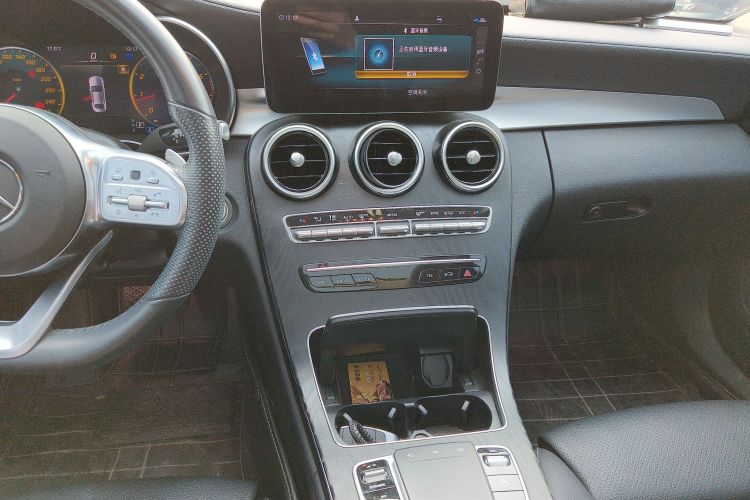 奔驰C级 2021款 C 200 L 时尚型运动版中控内饰16