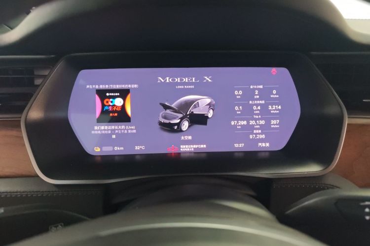 特斯拉 Model X 2019款 长续航版中控内饰14