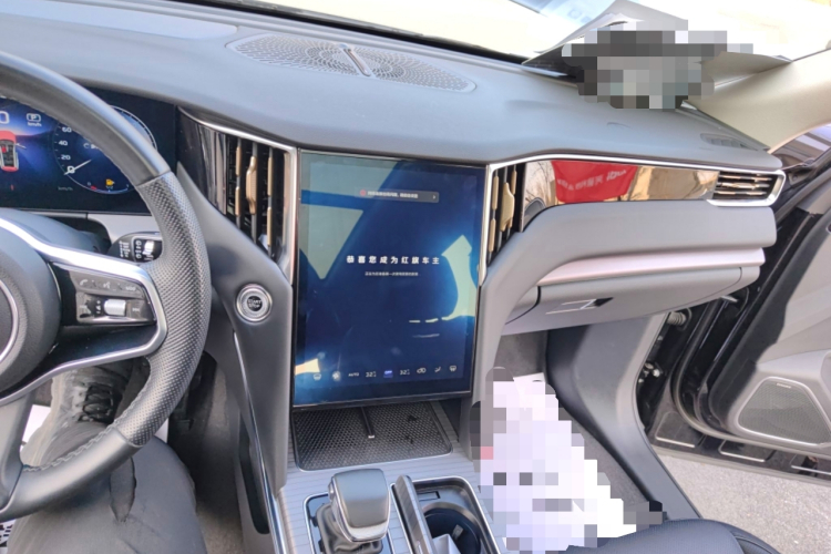 红旗HS7 PHEV 2024款 2.0T PHEV 四驱旗畅版 6座中控内饰16