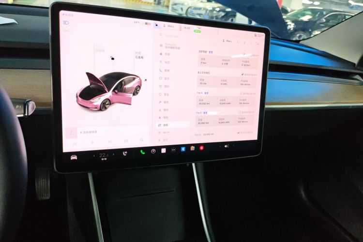 特斯拉 Model 3 2019款 标准续航后驱升级版中控内饰16