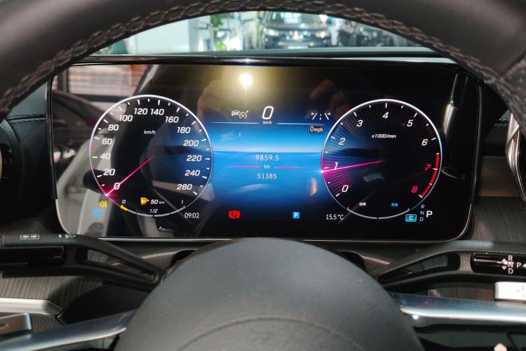 奔驰C级 2023款 C 260 L 运动版中控内饰14