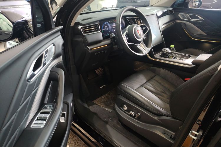 红旗HS7 PHEV 2024款 2.0T PHEV 四驱旗畅版 6座中控内饰7003