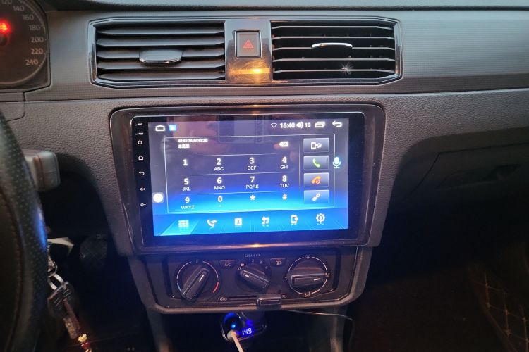 大众 桑塔纳 2021款 1.5L 手动风尚版中控内饰16