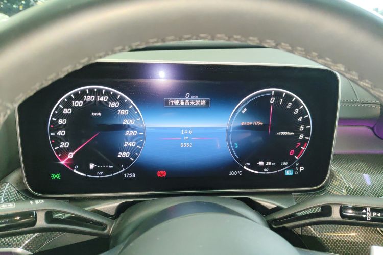 奔驰C级新能源 2024款 改款 C 350 eL中控内饰14