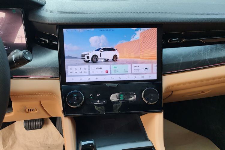 领克09 EM-P 2021款 2.0T PHEV Halo 七座中控内饰16