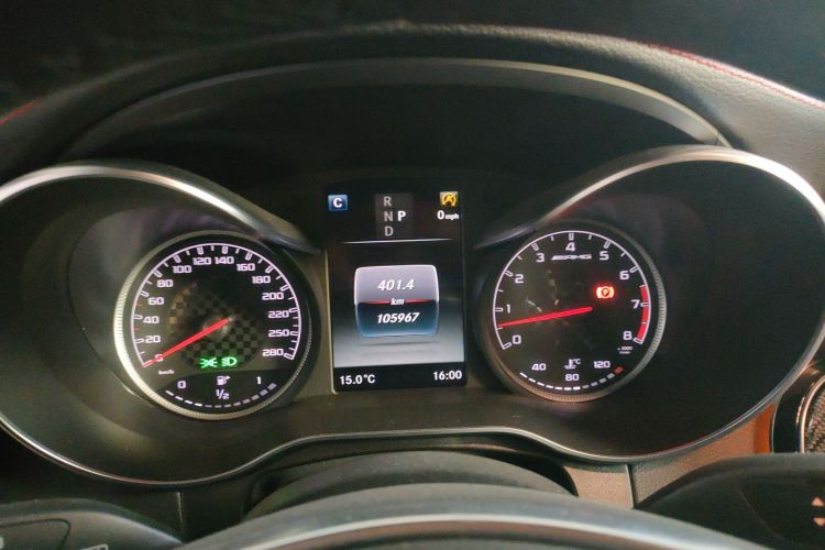 奔驰GLC AMG 2017款 AMG GLC 43 4MATIC 特别版中控内饰14