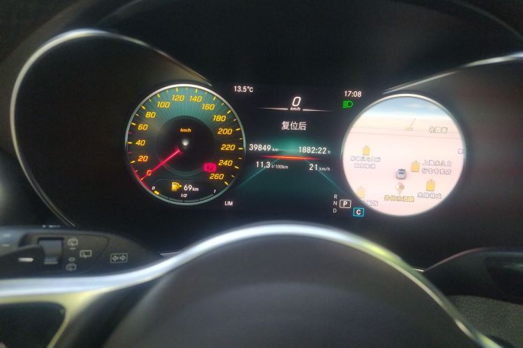 奔驰GLC 2022款 改款三 GLC 260 L 4MATIC 动感型中控内饰14