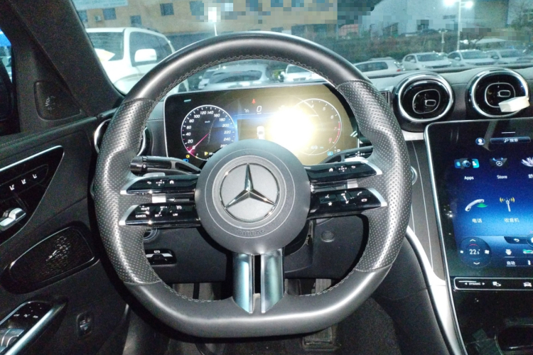 奔驰C级 2022款 改款 C 200 L 运动版中控内饰13