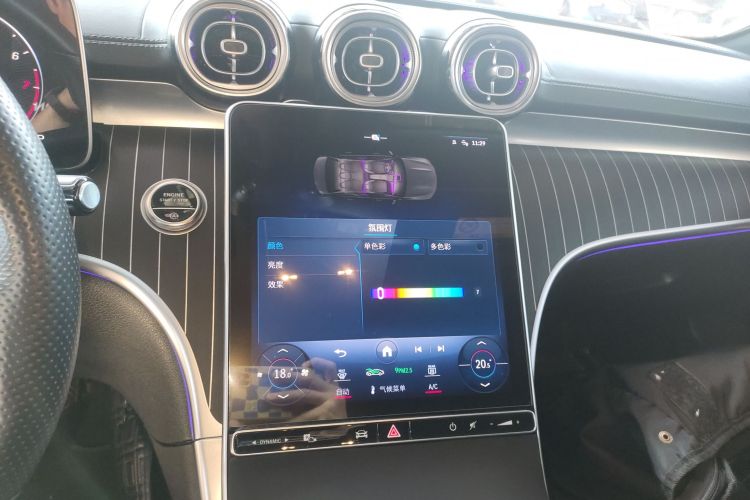奔驰C级 2022款 改款 C 200 L 运动版局部细节16
