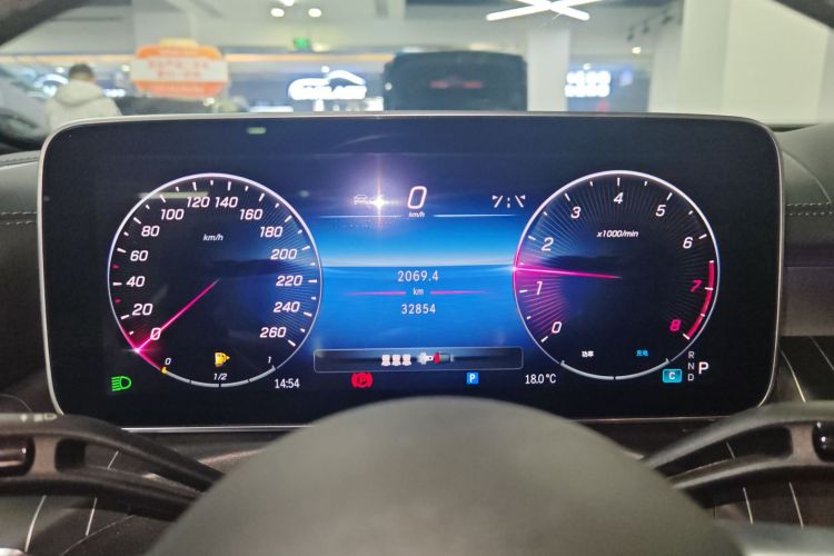 奔驰C级 2023款 改款 C 260 L 运动版中控内饰14