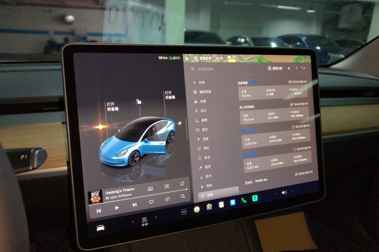 特斯拉 Model 3 2022款 后轮驱动版中控内饰16