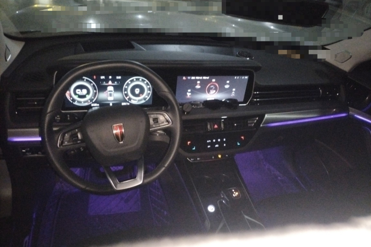 红旗HS5 2022款 改款 2.0T 智联旗享版中控内饰12