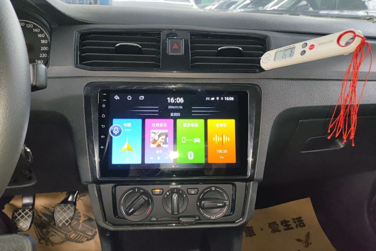 大众 桑塔纳 2021款 1.5L 手动风尚版中控内饰16