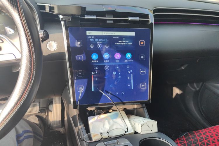 现代 2023款 途胜L 1.5T 自动两驱GLX精英版中控内饰16