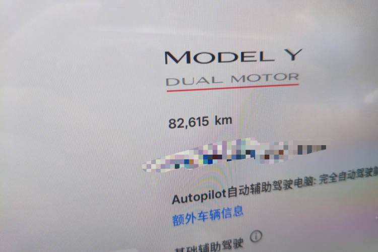 特斯拉 Model Y 2021款 Performance高性能全轮驱动版中控内饰15