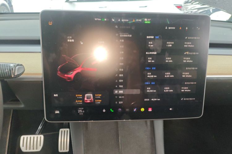 特斯拉 Model Y 2022款 Performance高性能全轮驱动版中控内饰16