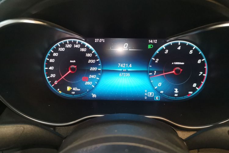 奔驰C级 2020款 改款 C 200 L 时尚型运动版中控内饰14