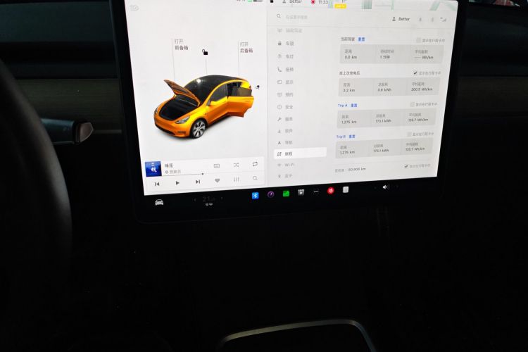 特斯拉 Model Y 2021款 标准续航后驱版中控内饰16