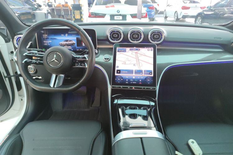 奔驰C级 2024款 改款二 C 260 L 皓夜运动版中控内饰12