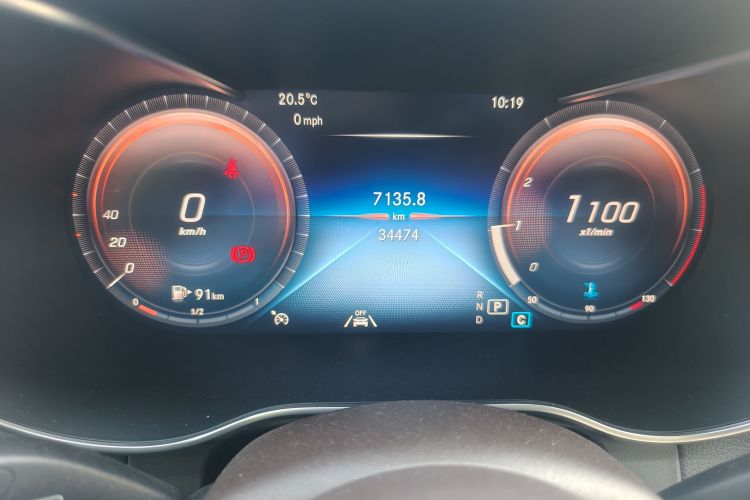 奔驰GLC 2020款 改款 GLC 300 L 4MATIC 动感型中控内饰14