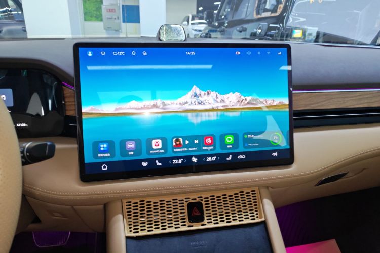 鸿蒙智行 问界M7 2024款 1.5T 智驾四驱Max版 6座中控内饰16