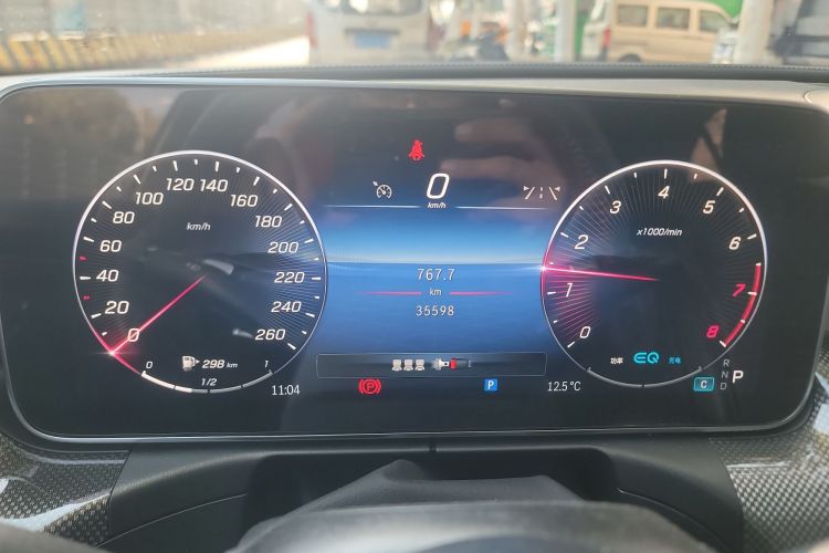 奔驰C级 2022款 改款 C 260 L 运动版中控内饰14