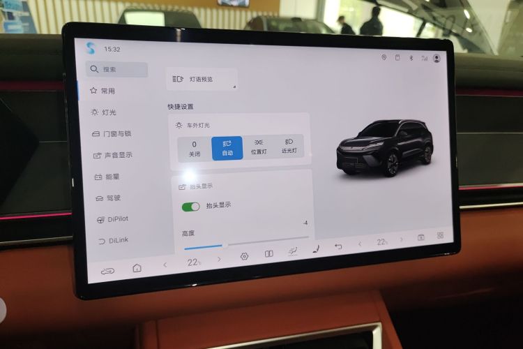 比亚迪 唐L 2025款 EV 600KM四驱激光雷达旗舰型中控内饰16