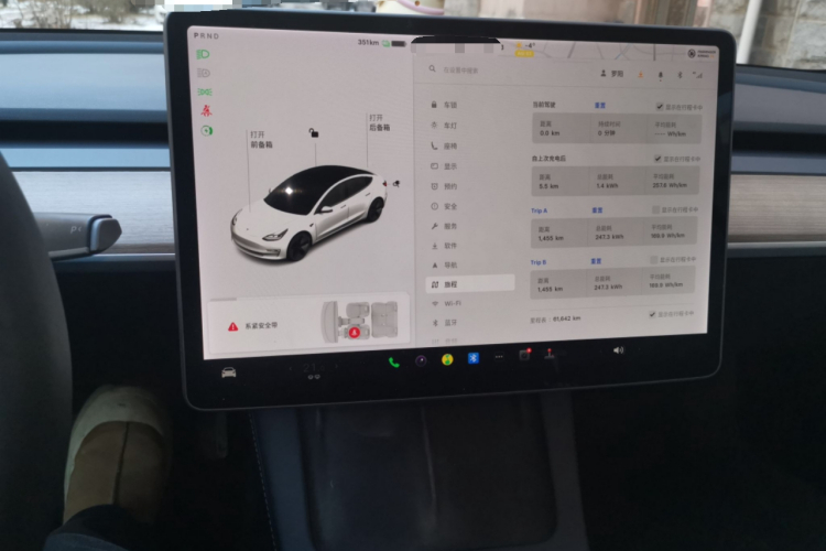 特斯拉 Model 3 2020款 改款 标准续航后驱升级版中控内饰16