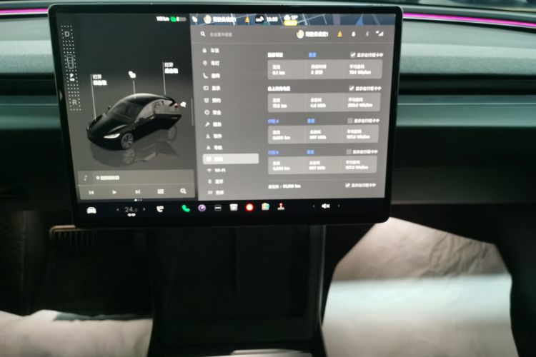 特斯拉 Model 3 2023款 长续航全轮驱动版中控内饰16
