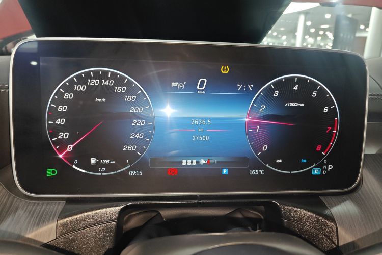 奔驰C级 2024款 C 200 L 运动版中控内饰14