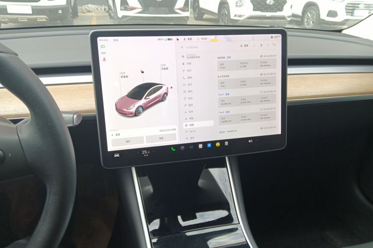 特斯拉 Model 3 2020款 改款 标准续航后驱升级版中控内饰16