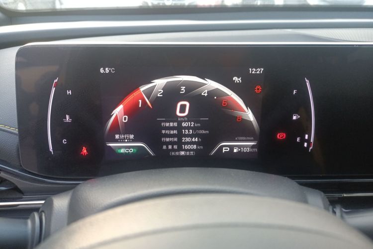 广汽传祺 影豹 2022款 270T DCT J16 R-style赛道版中控内饰14