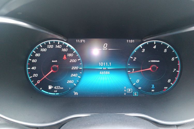 奔驰C级 2020款 改款 C 200 L 时尚型运动版中控内饰14