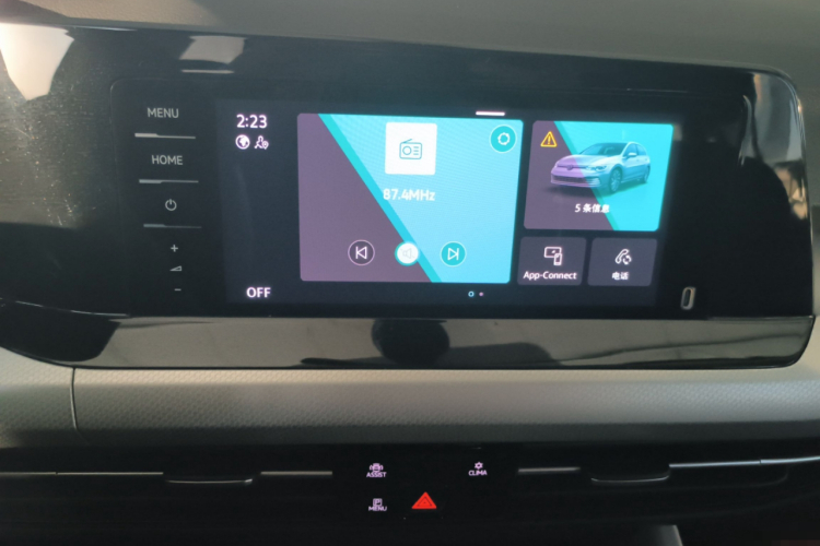 大众 高尔夫 2023款 200TSI DSG Pro中控内饰16