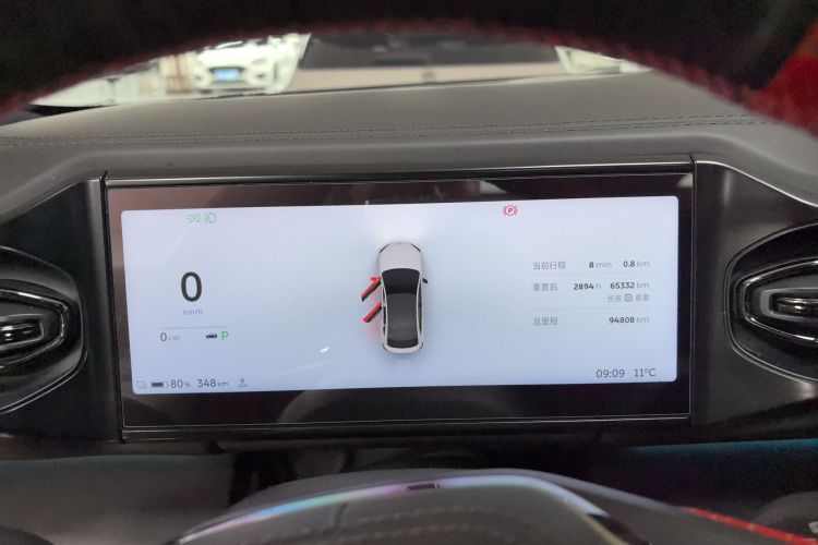 蔚来EC6 2020款 430KM 运动版中控内饰14